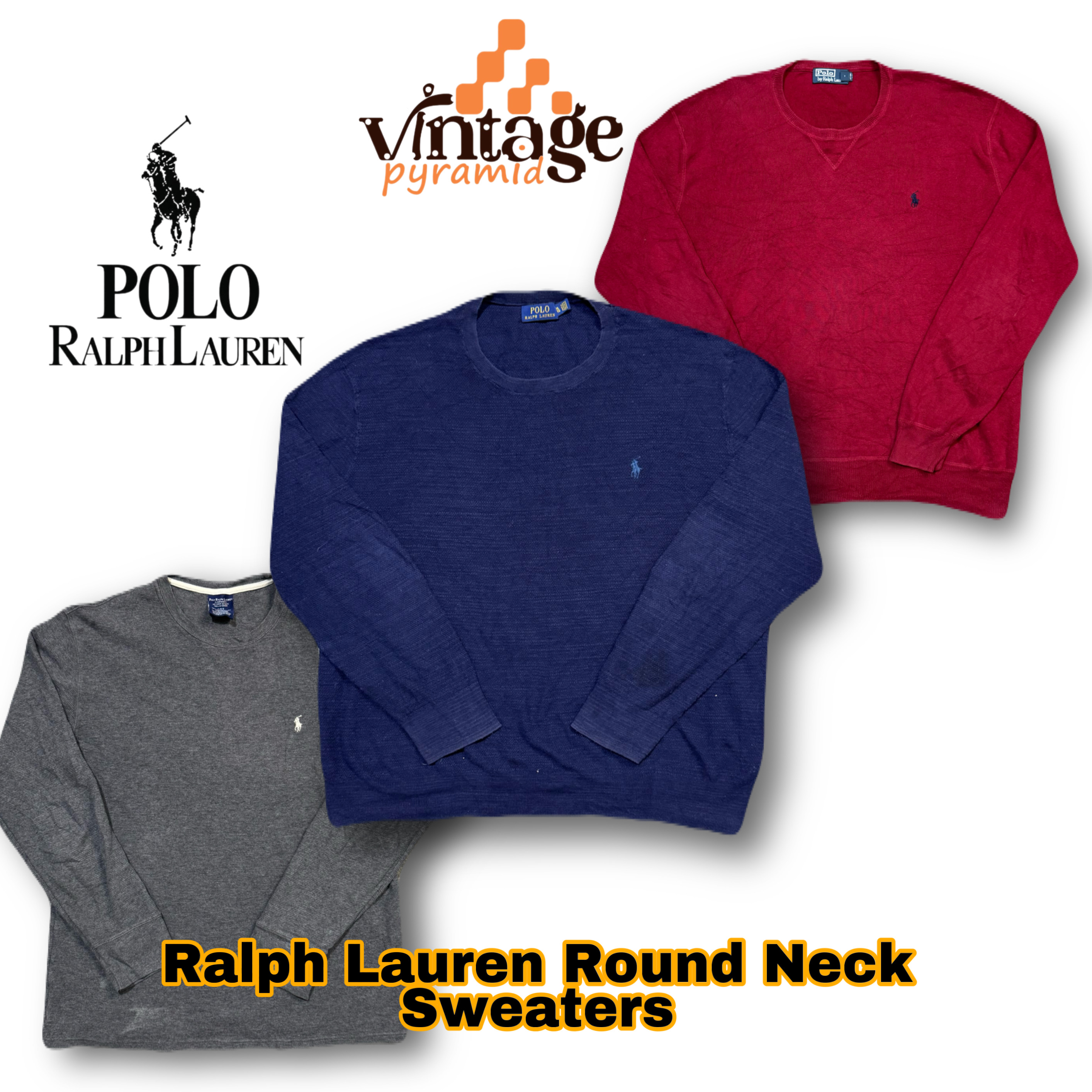 VP143 Ralph Lauren Round Neck Sweaters