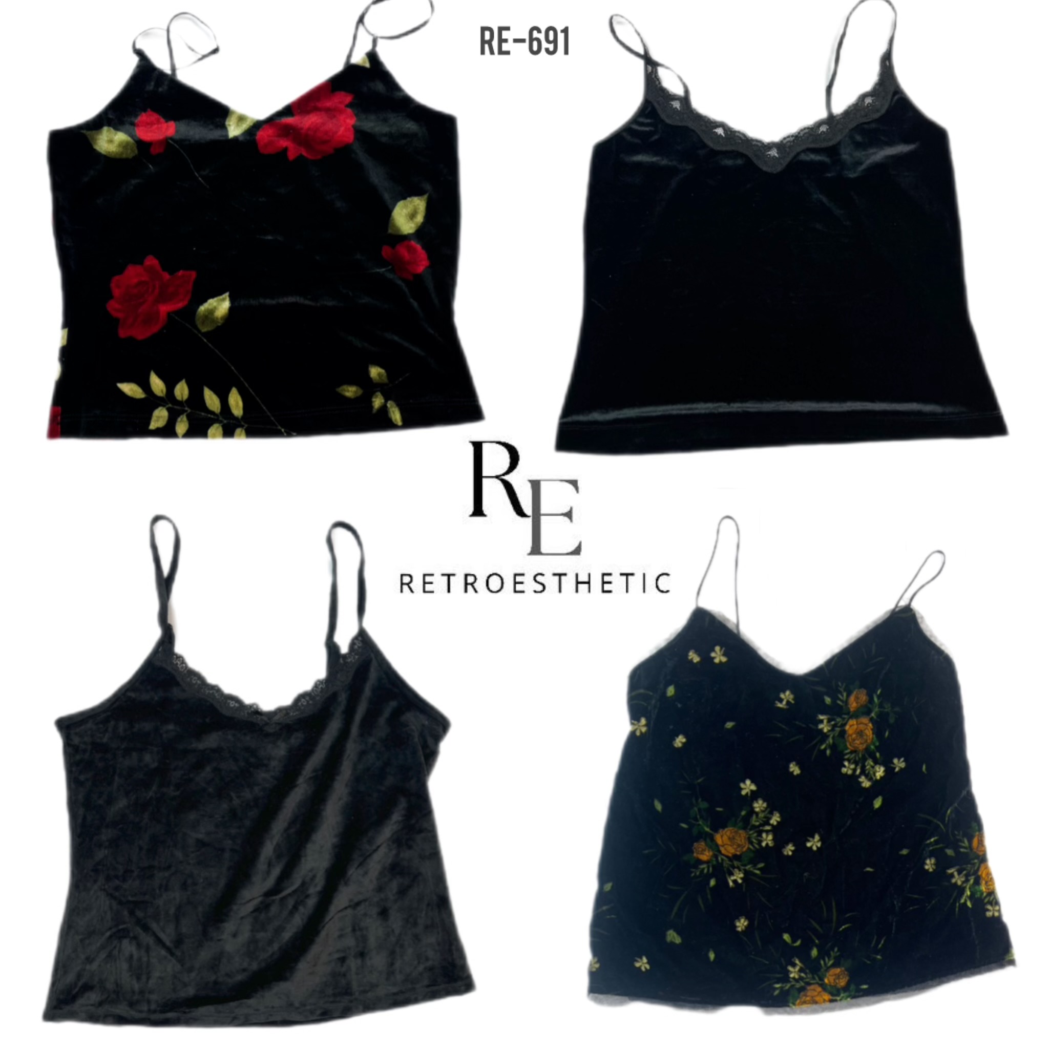 Y2K Date  Night Cami Tops (RE-691)