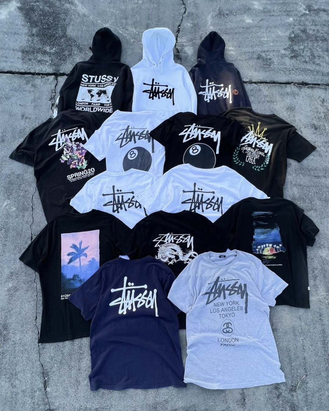 Stussy Bape Supreme & More - Spring Bundle