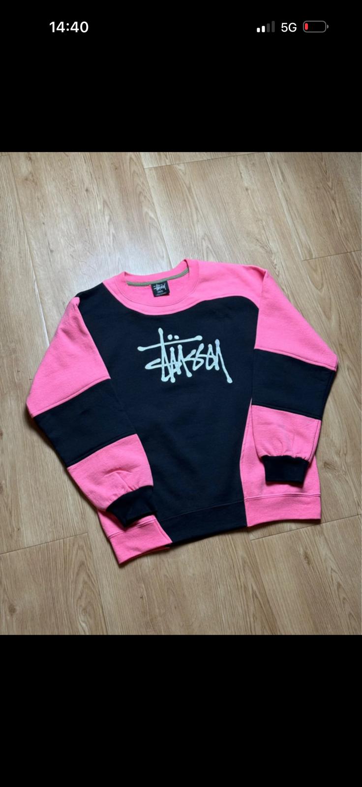 Stussy Rework style sweatshirt.