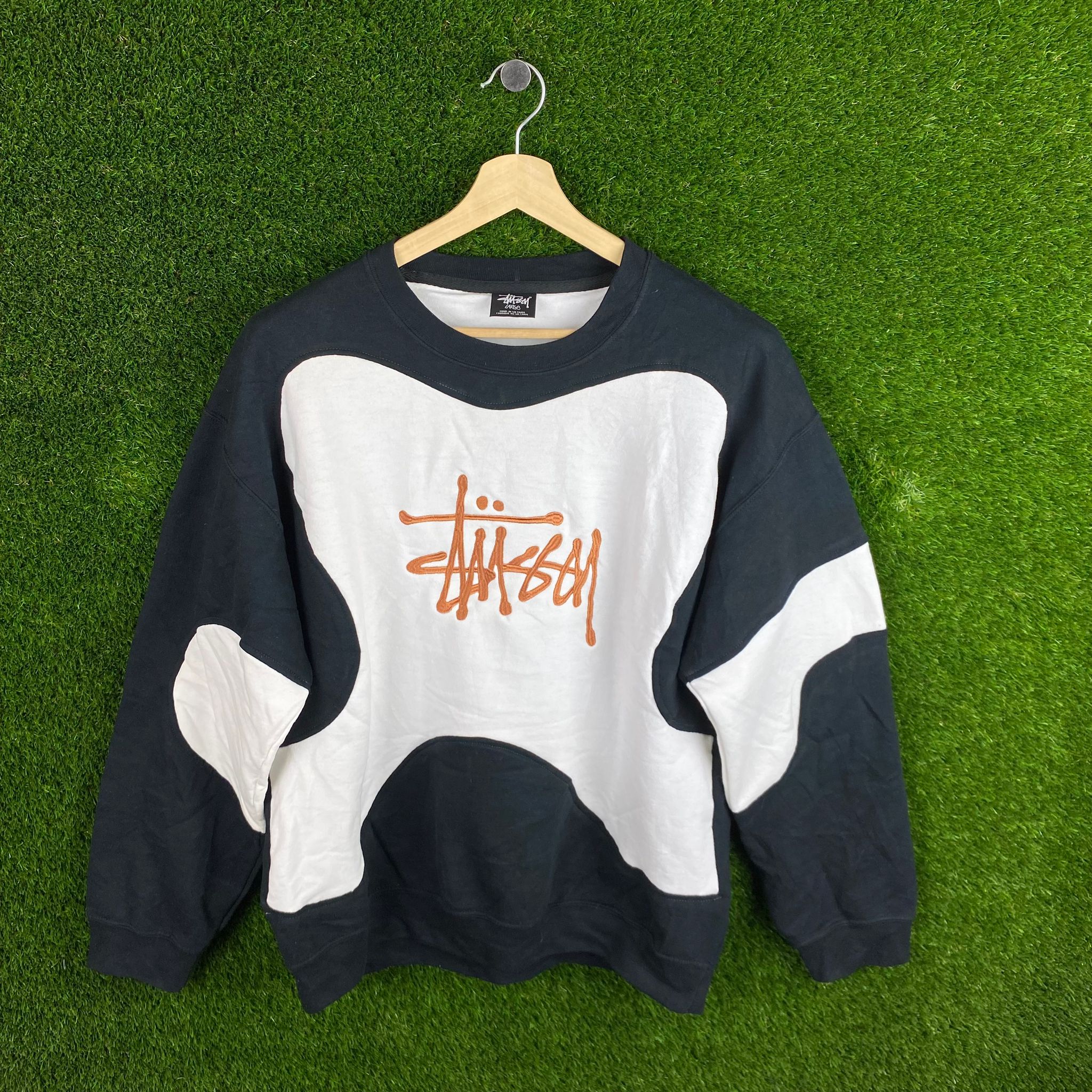 Stussy Rework style sweatshirt.