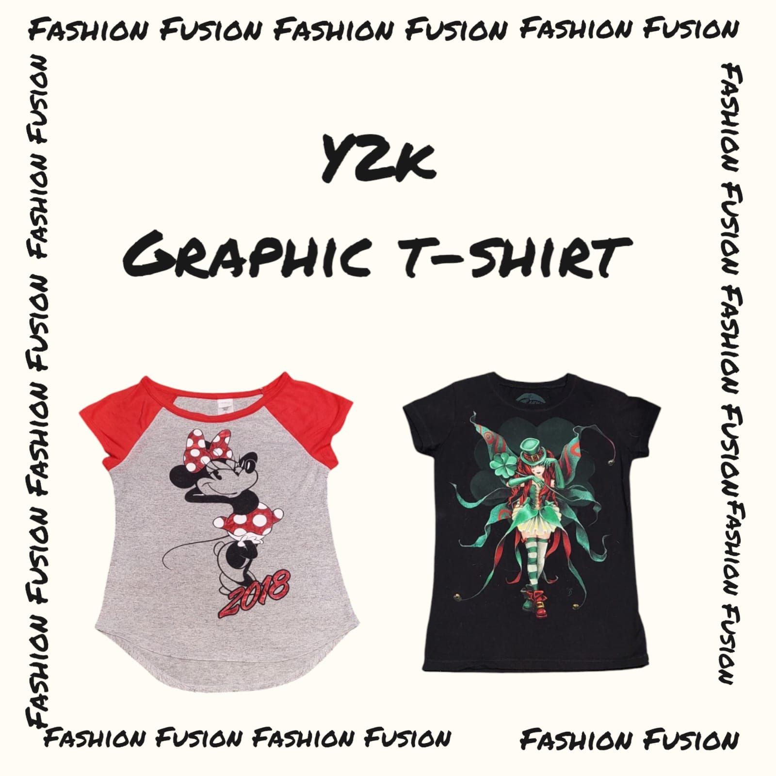 (FF-701) T-shirts graphiques y2k