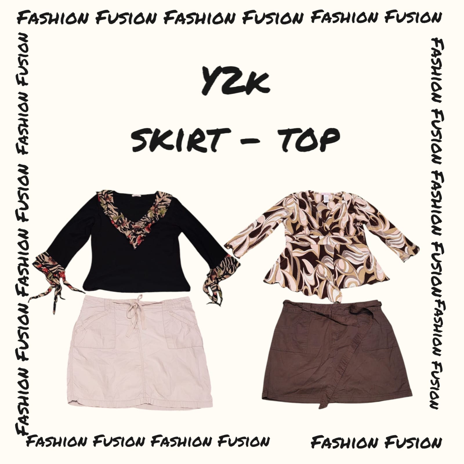 (FF-703) jupe y2k-tops