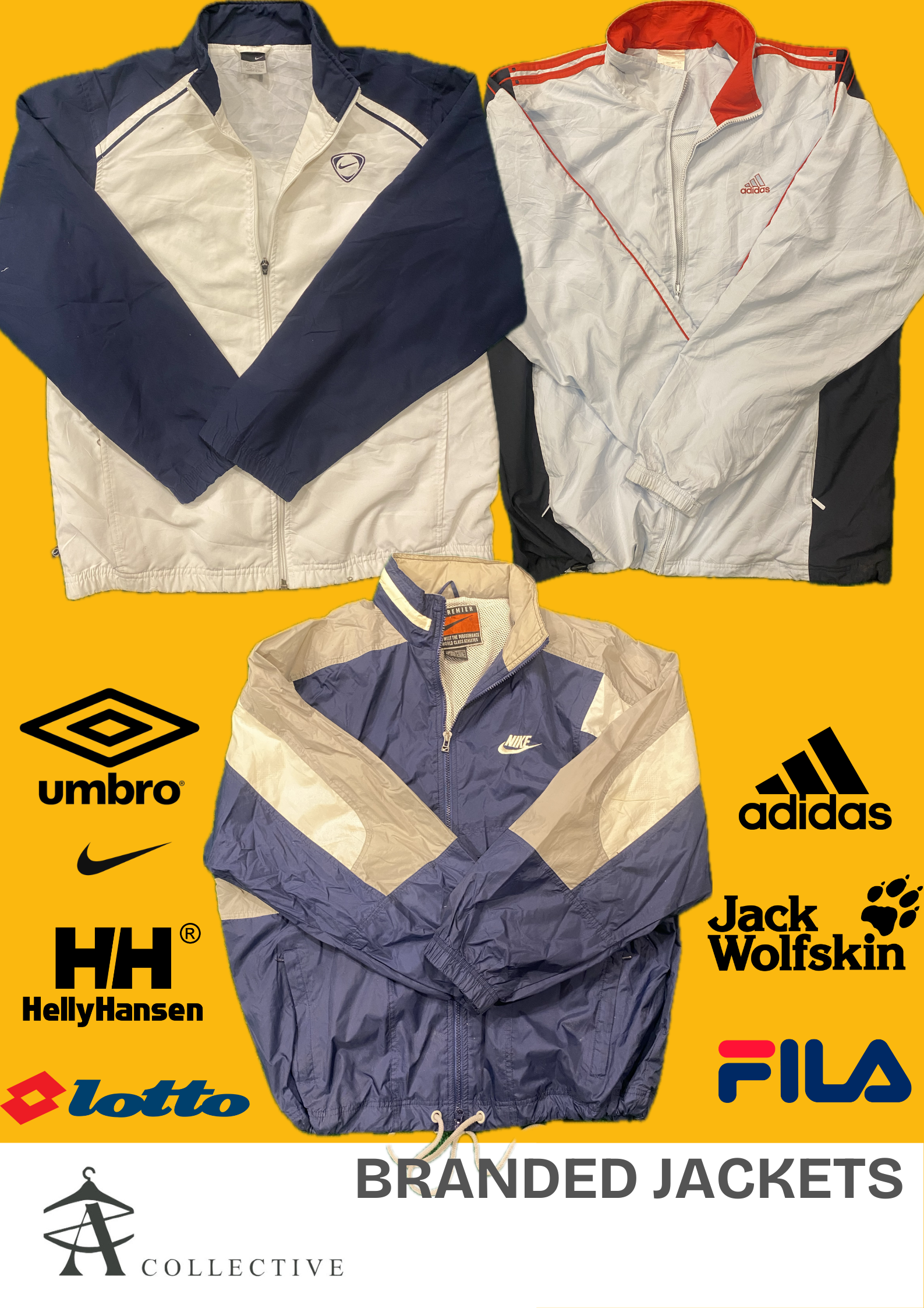 Mixed Branded jackets