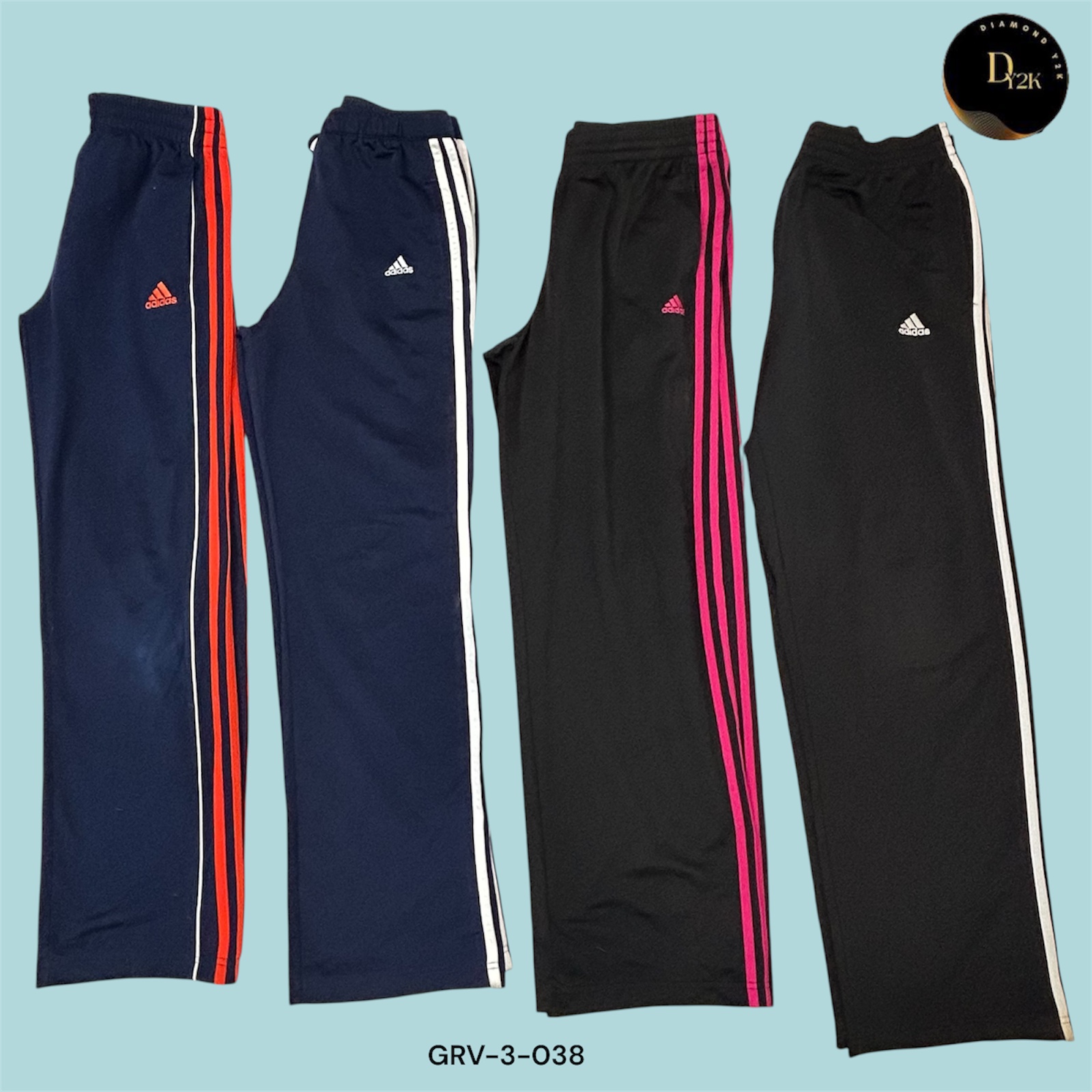 Adidas Performance Track Pants – Ideal for Workouts & Running  (GRV-3-038)