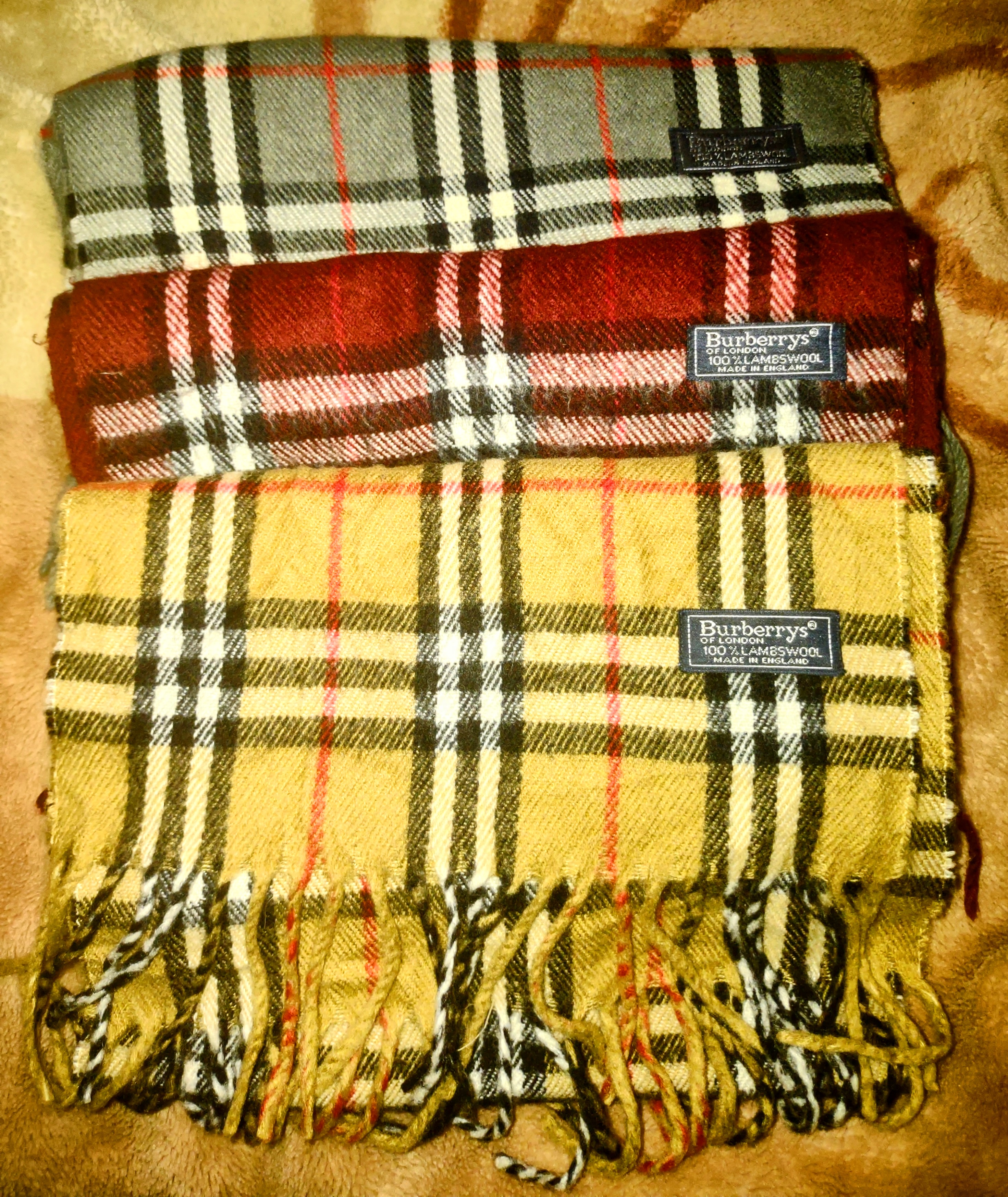 Écharpes Burberry 5 Pcs