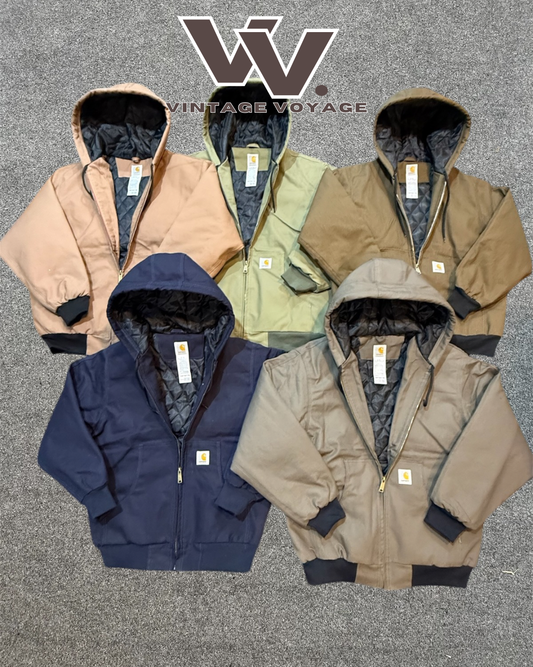 Jaquetas Ativas Mistas Carhartt Rework Style - MOQ 20 peças #31025