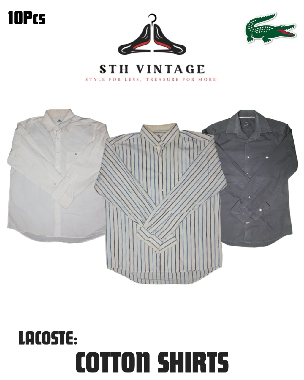 Camicie in cotone Lacoste