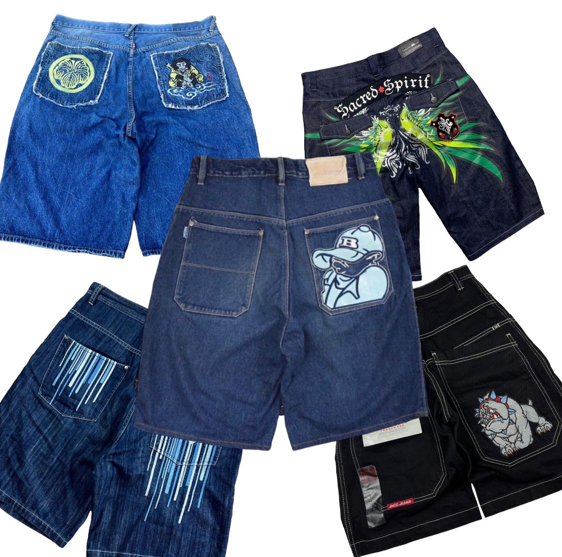 Vintage hip hop shorts 25 pc