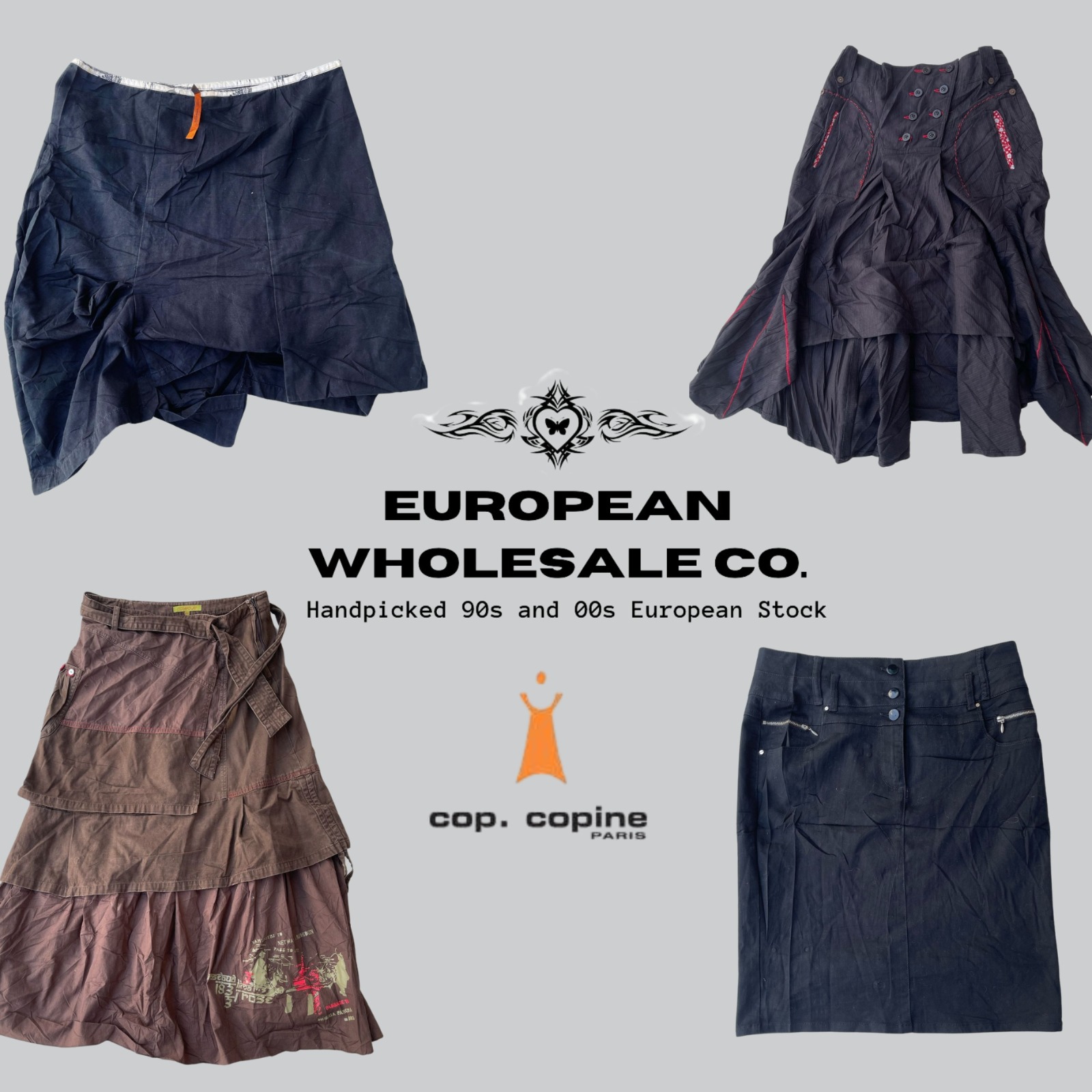 90s European Archival Cargo Skirts Ft. Cop Copine (EWC019)