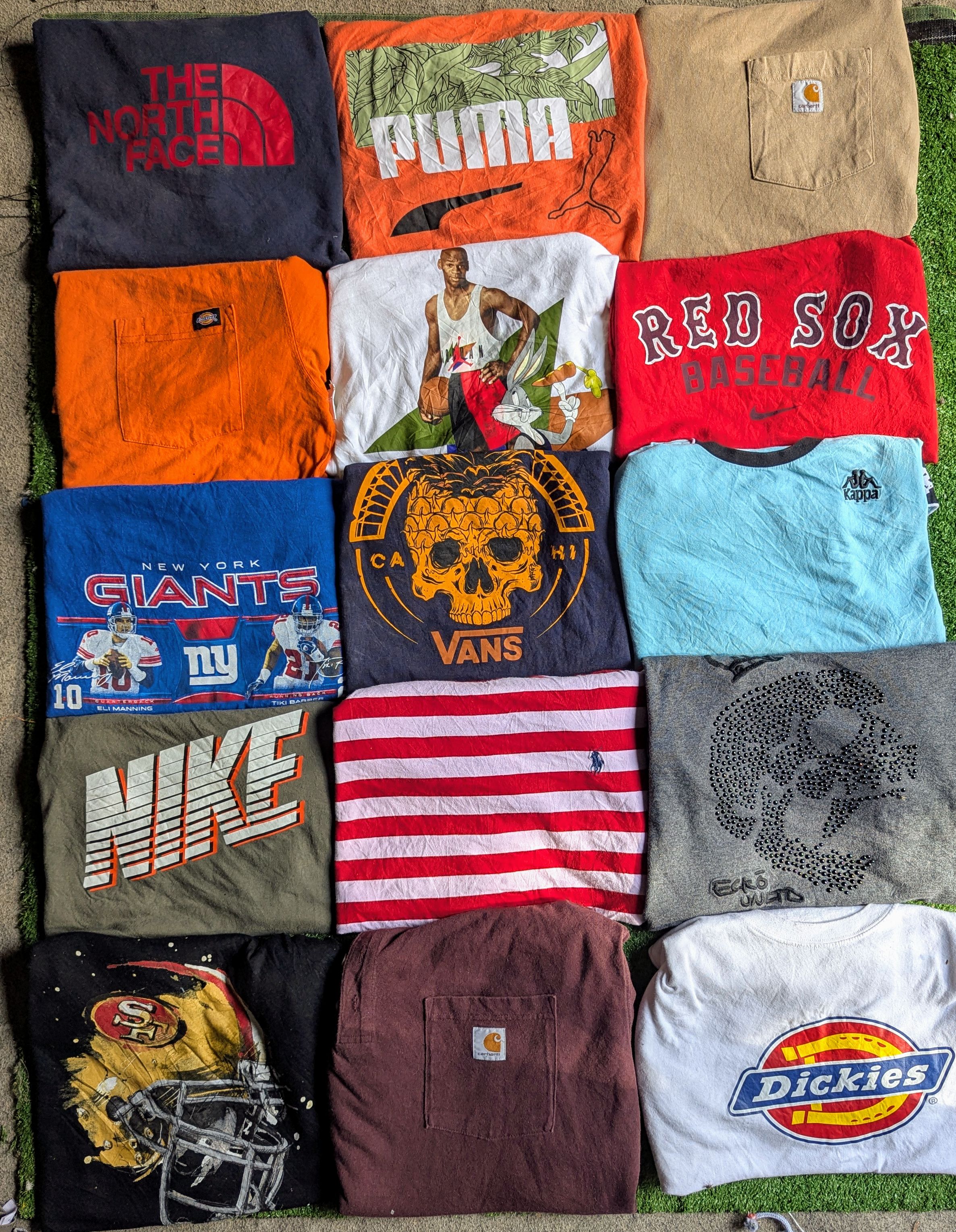 Mix branded T shirts 50 pcs