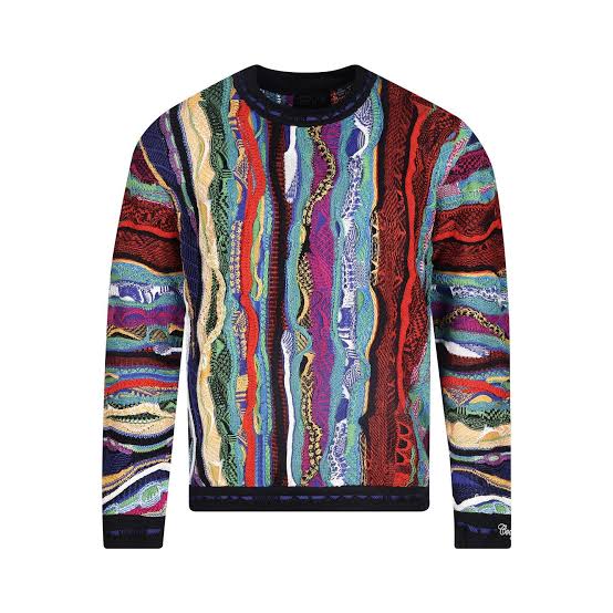 Suéter de tricô estilo Coogi