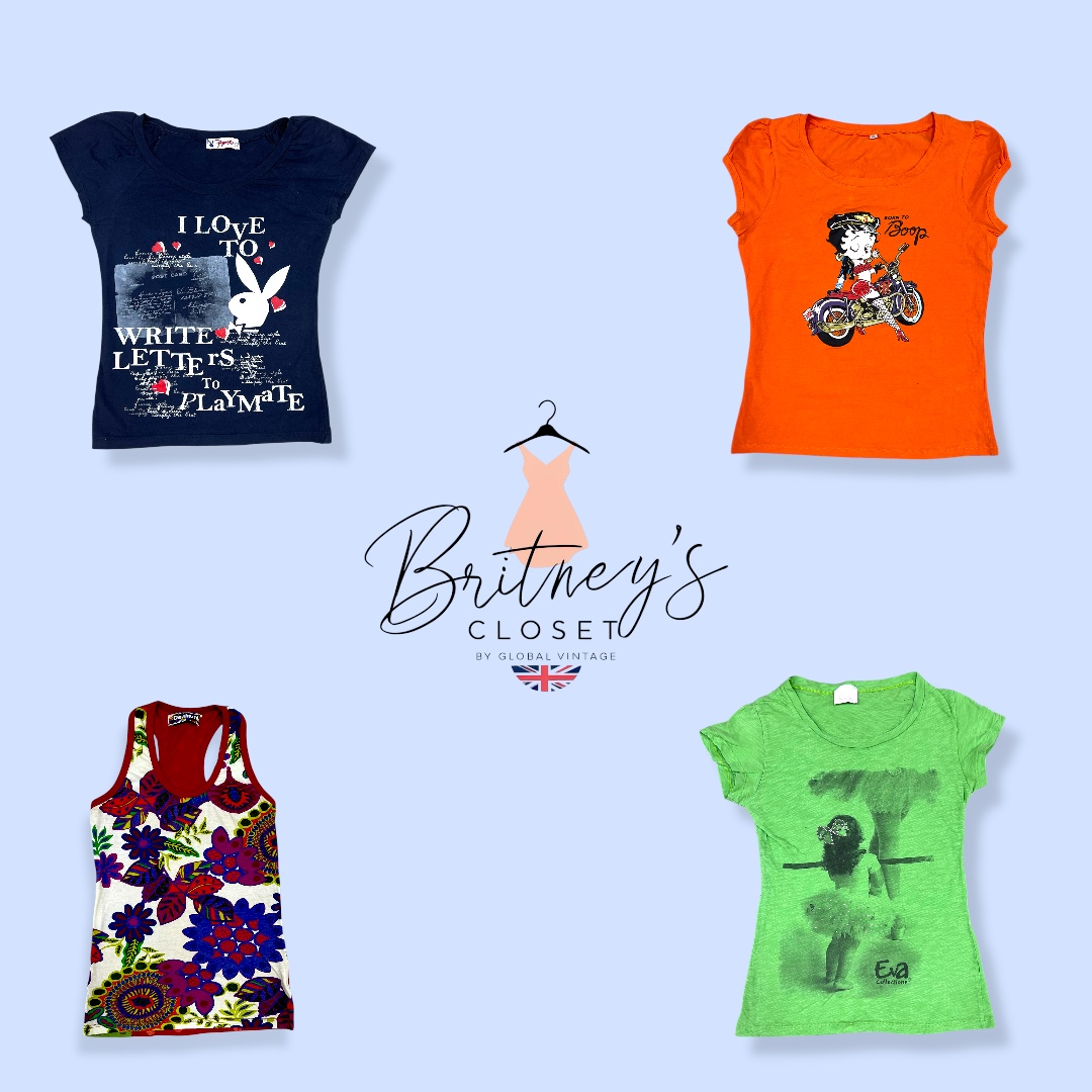 Y2K Nastolgia Baby Tees - 50 Piece ( BC-2-30 )