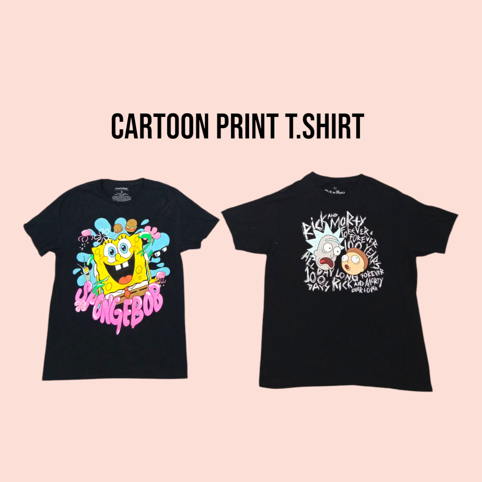 Cartoon Print T-Shirt