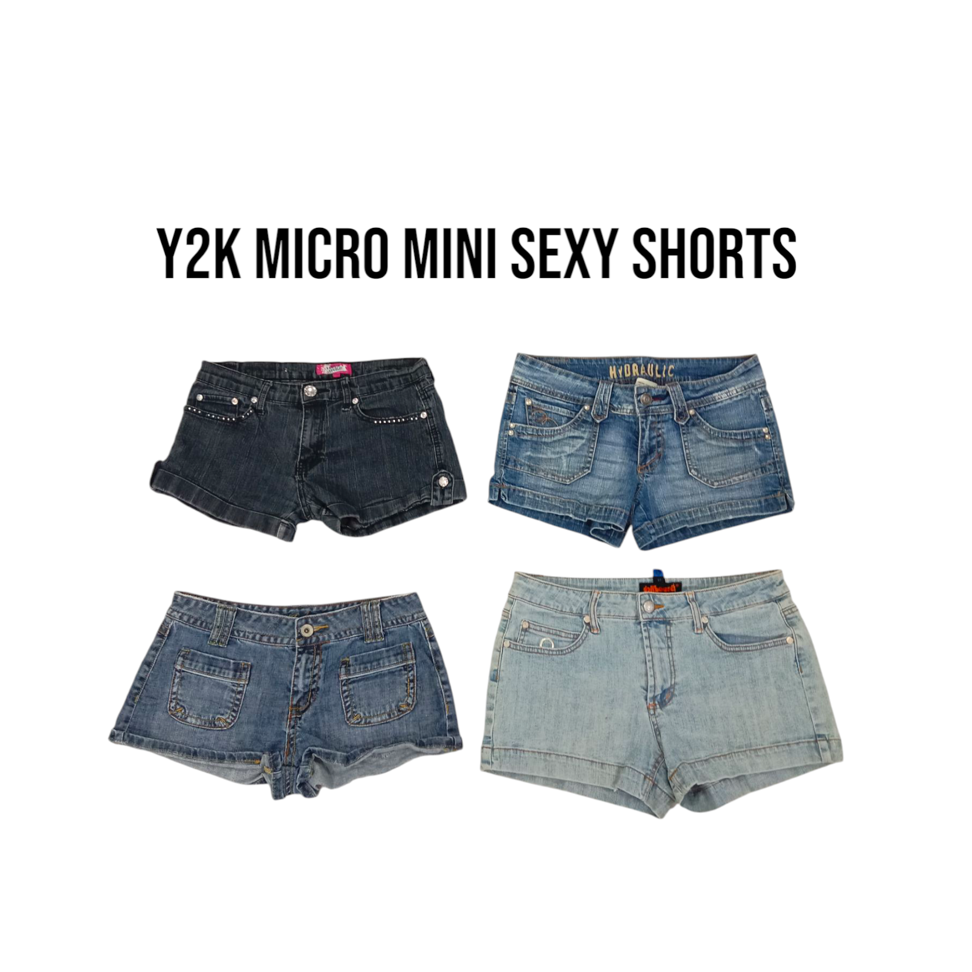 Shorts Micro Mini Sexy Y2K