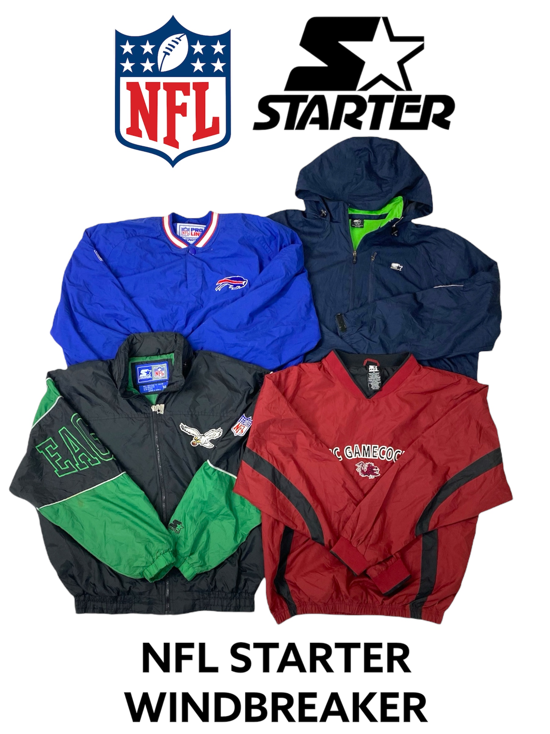 FNC-164 NFL,NHL Starter Windbreaker-Jacken