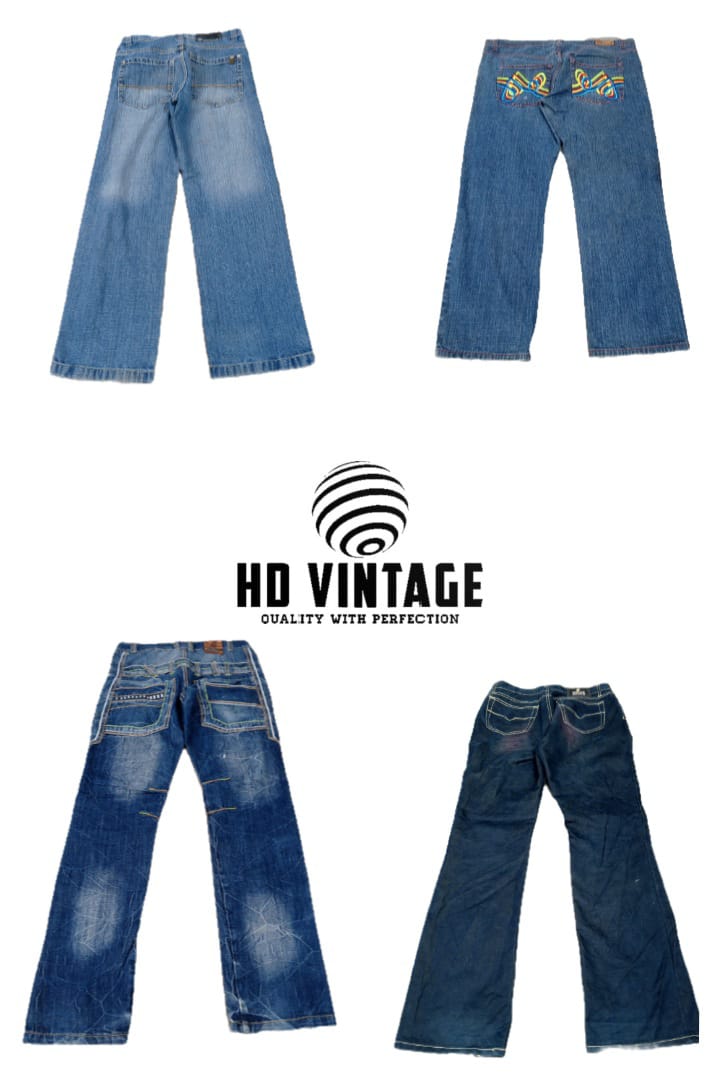 HD711 Herren Baggy Hiphop Jeans - 12 Stück