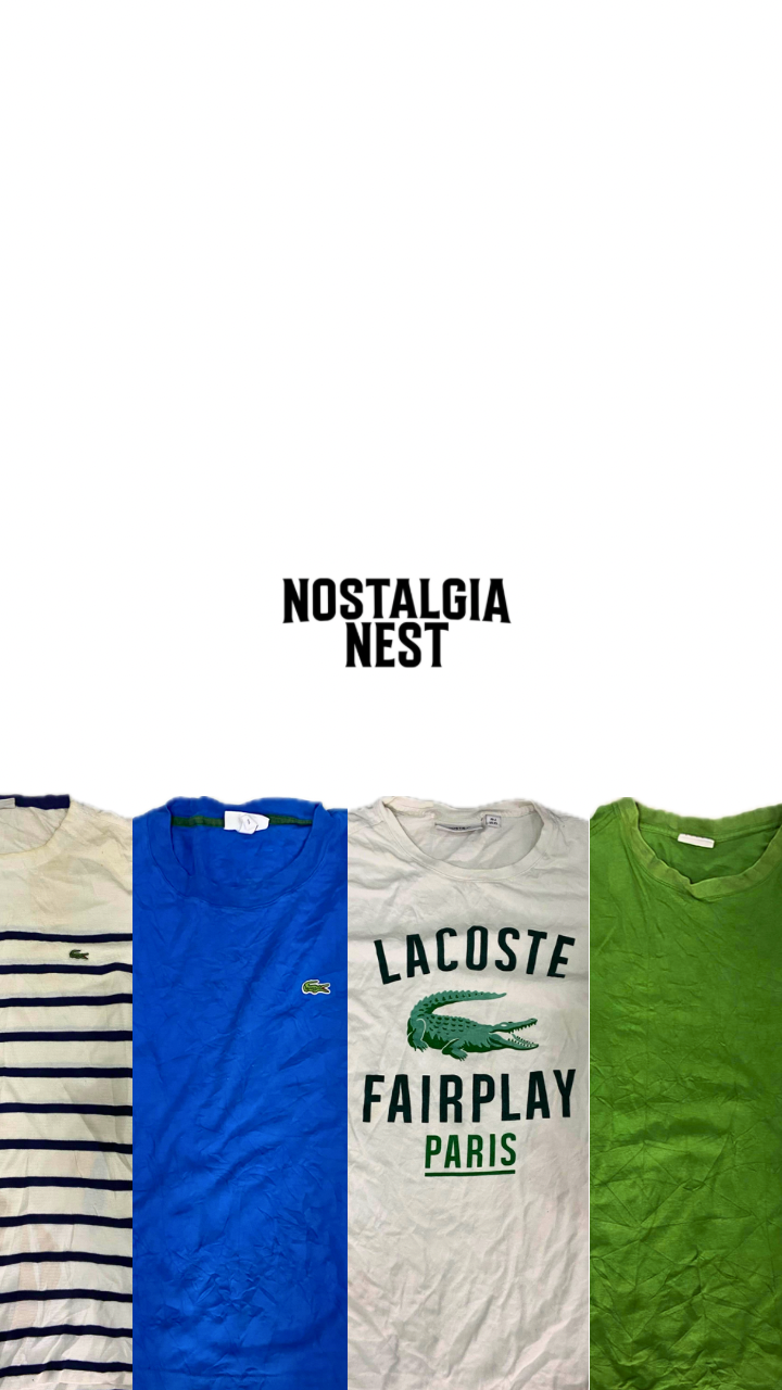 Camiseta de Gola Redonda Lacoste