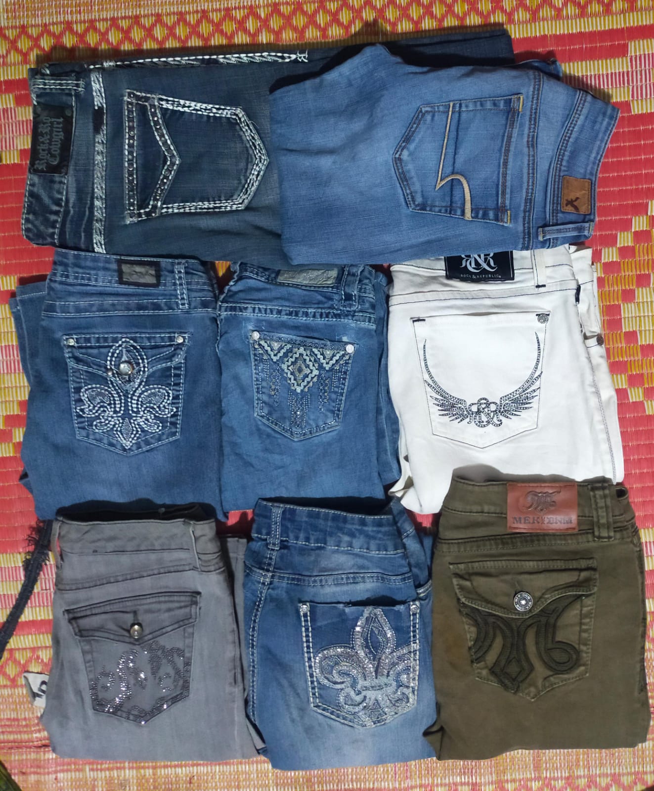 UNBRANDED JEANS TOTAL 10  PIECES (ID 272)