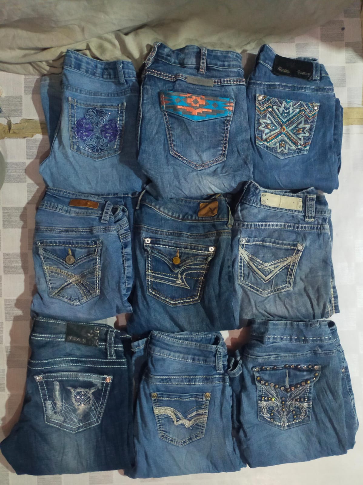 JEANS SANS MARQUE TOTAL 10 PIÈCES (ID 287)