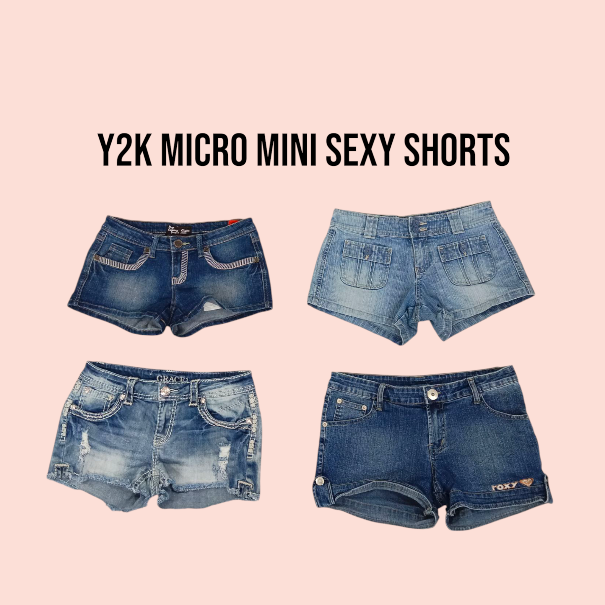 Y2k Micro Mini Shorts Sexy