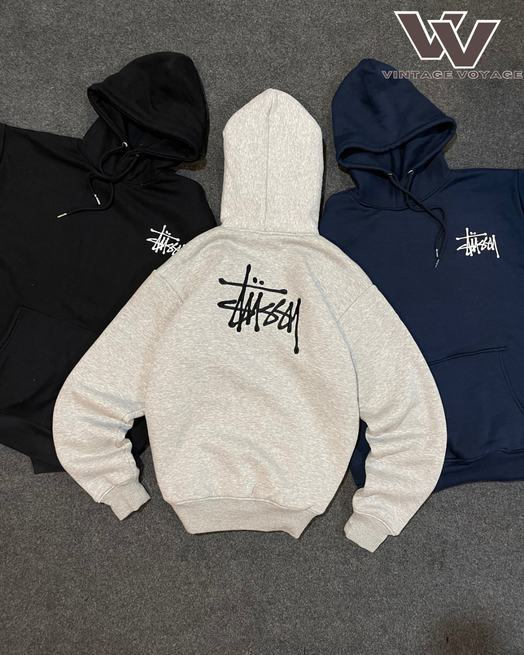 Pulls à capuche en relooking Stüssy - MOQ 20 pièces #31225