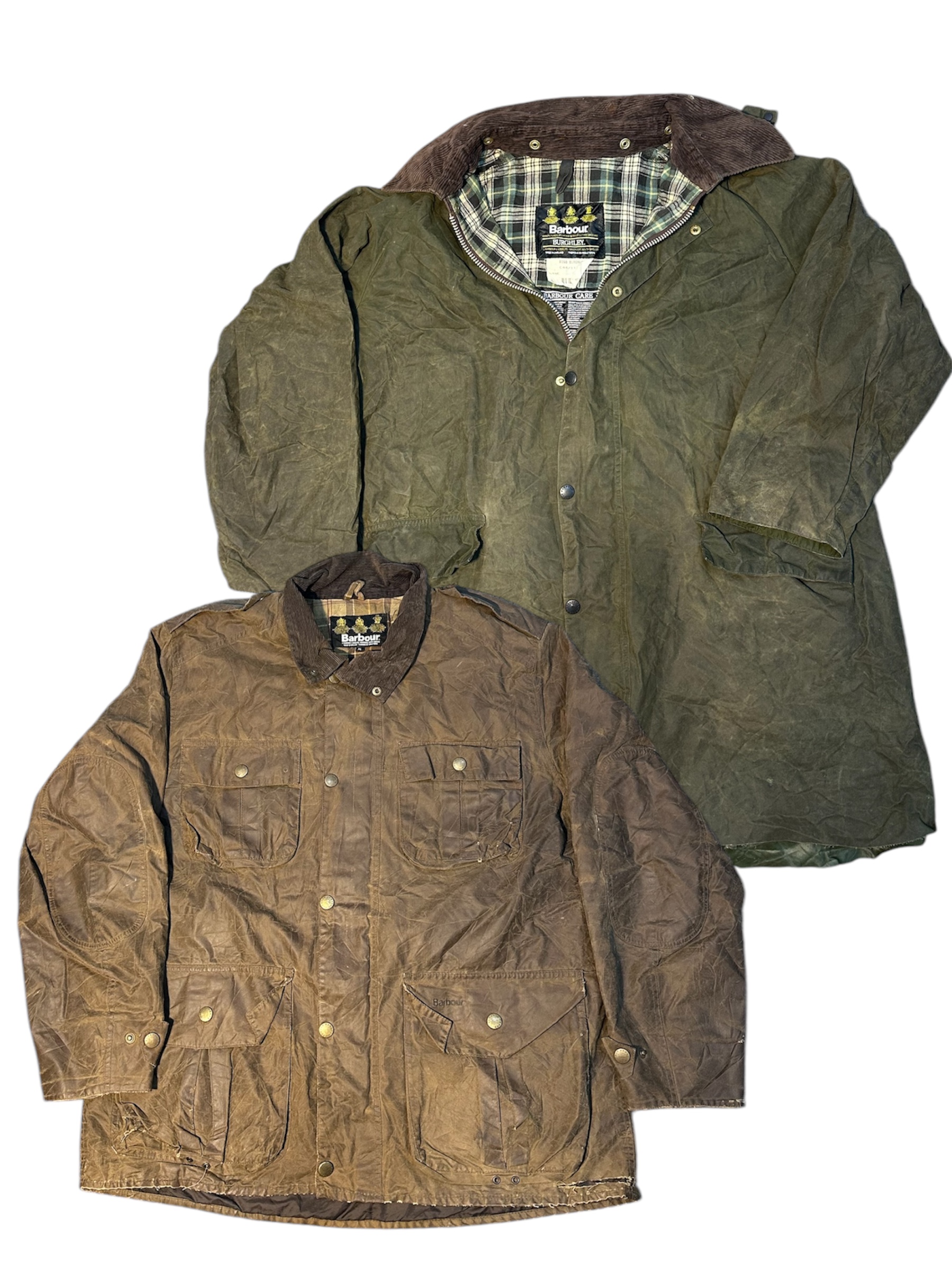 11 x Barbour Authentic Wax Jacket B/C Grade Exact pieces