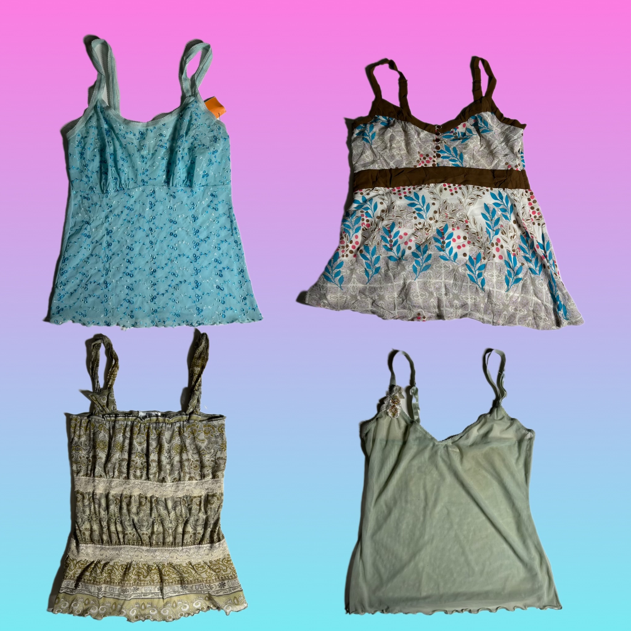 Y2k Cute Core cami Tops (TT-119)