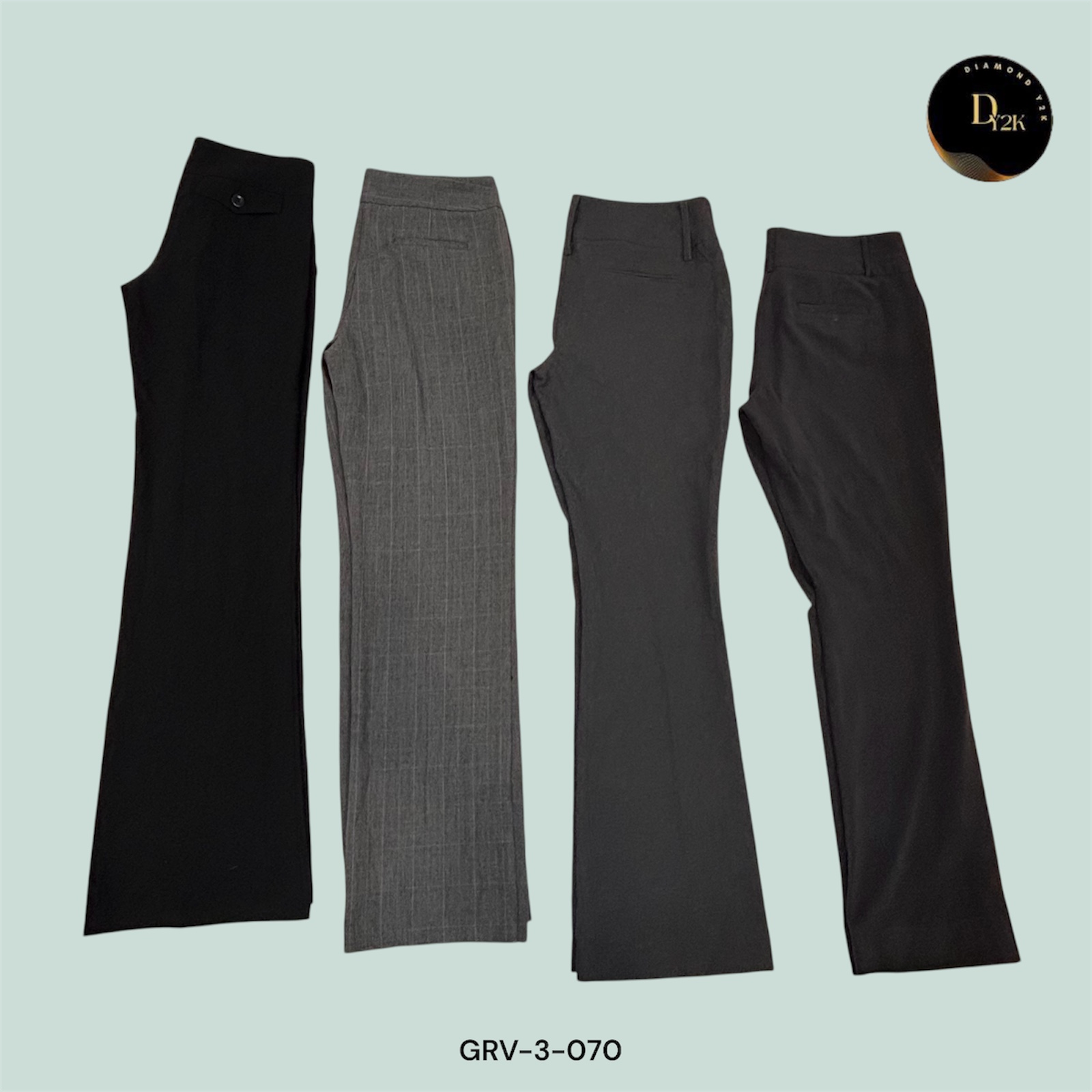 Premium Poly Blend Pants for Women – Lightweight & Durable (GRV-3-070)