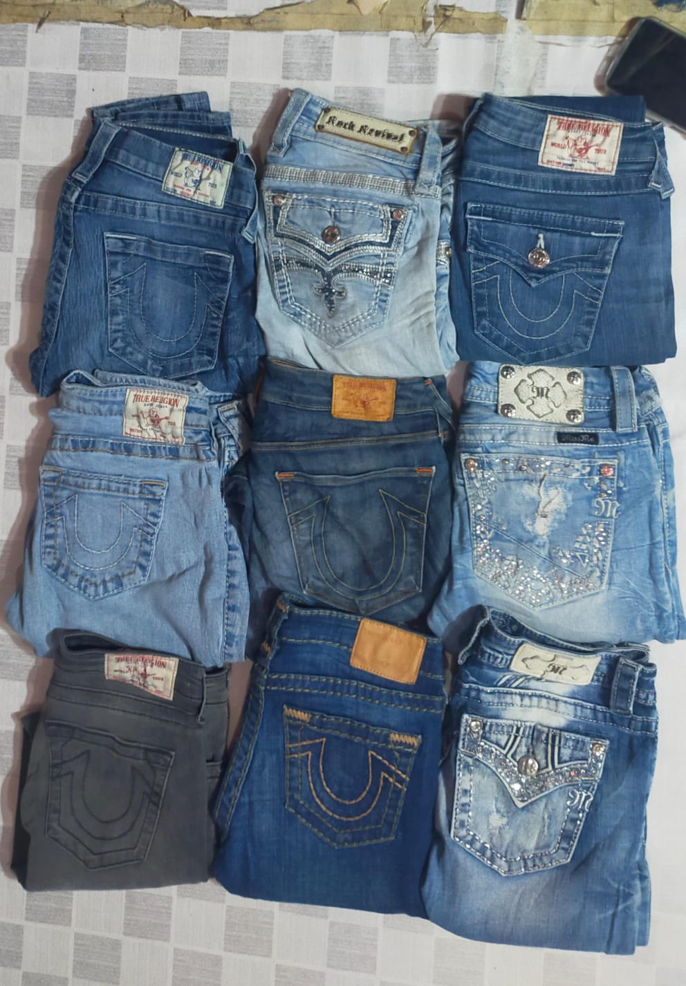 MISS ME ROCK REVIVAL TRUE RELIGION JEANS TOTAL 10 PIECES (ID 385)