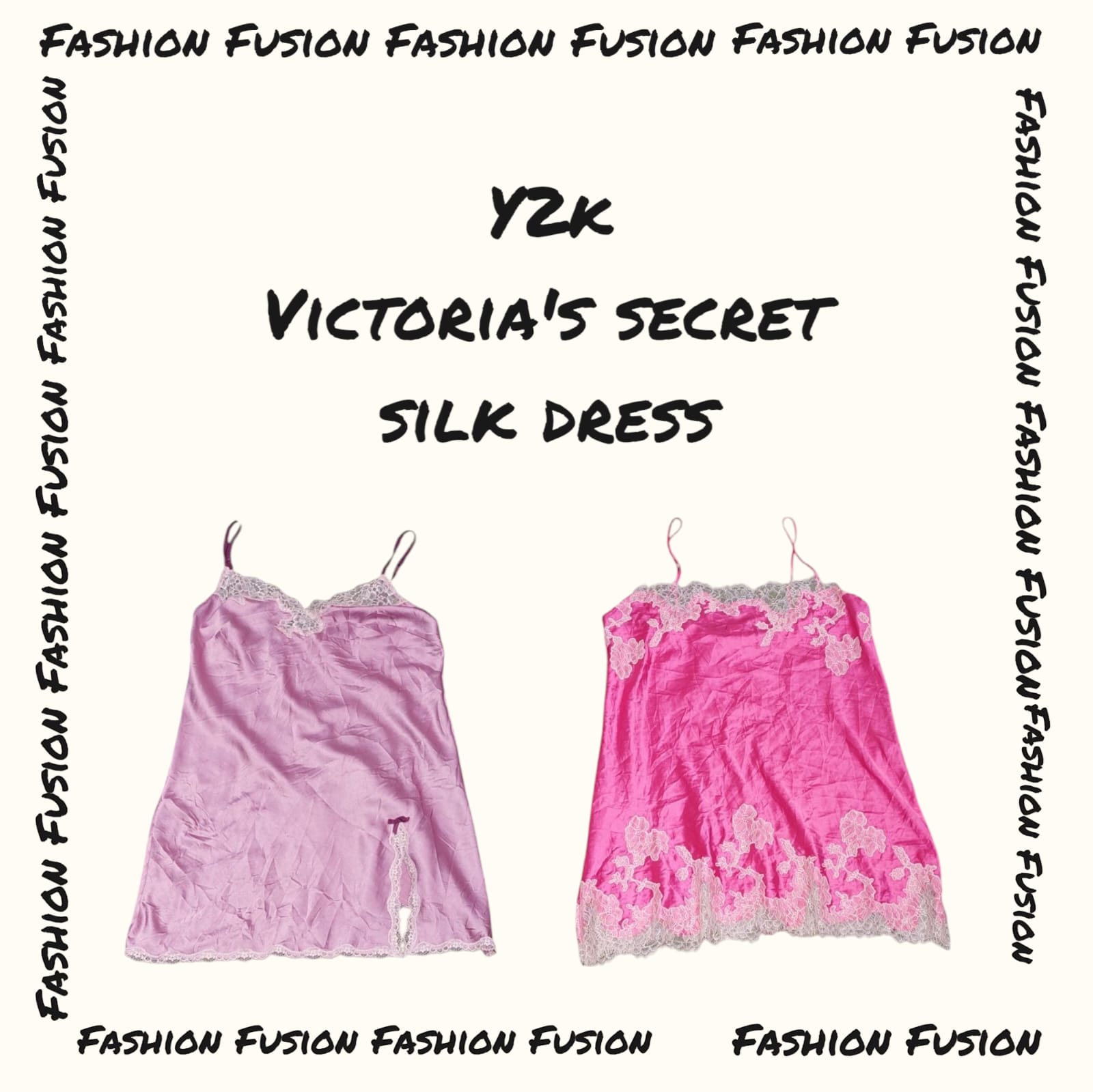 (FF-716) y2k vestito in seta di victoria's secret