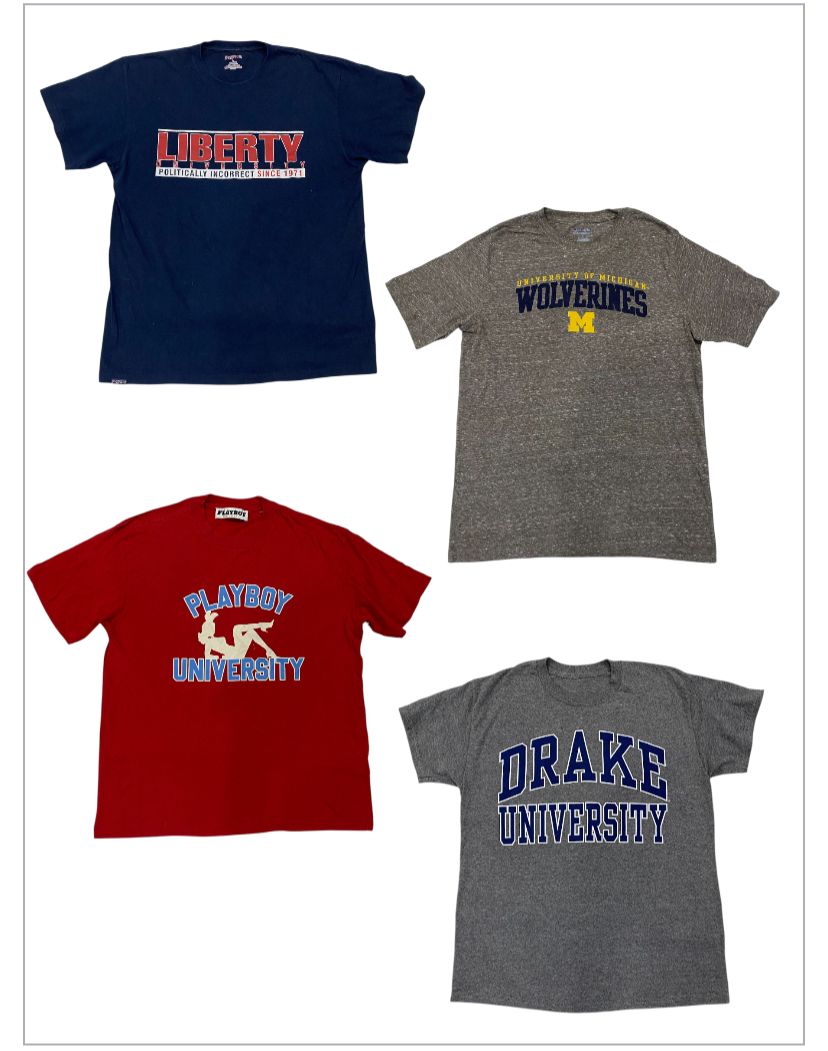 College University print T-shirt