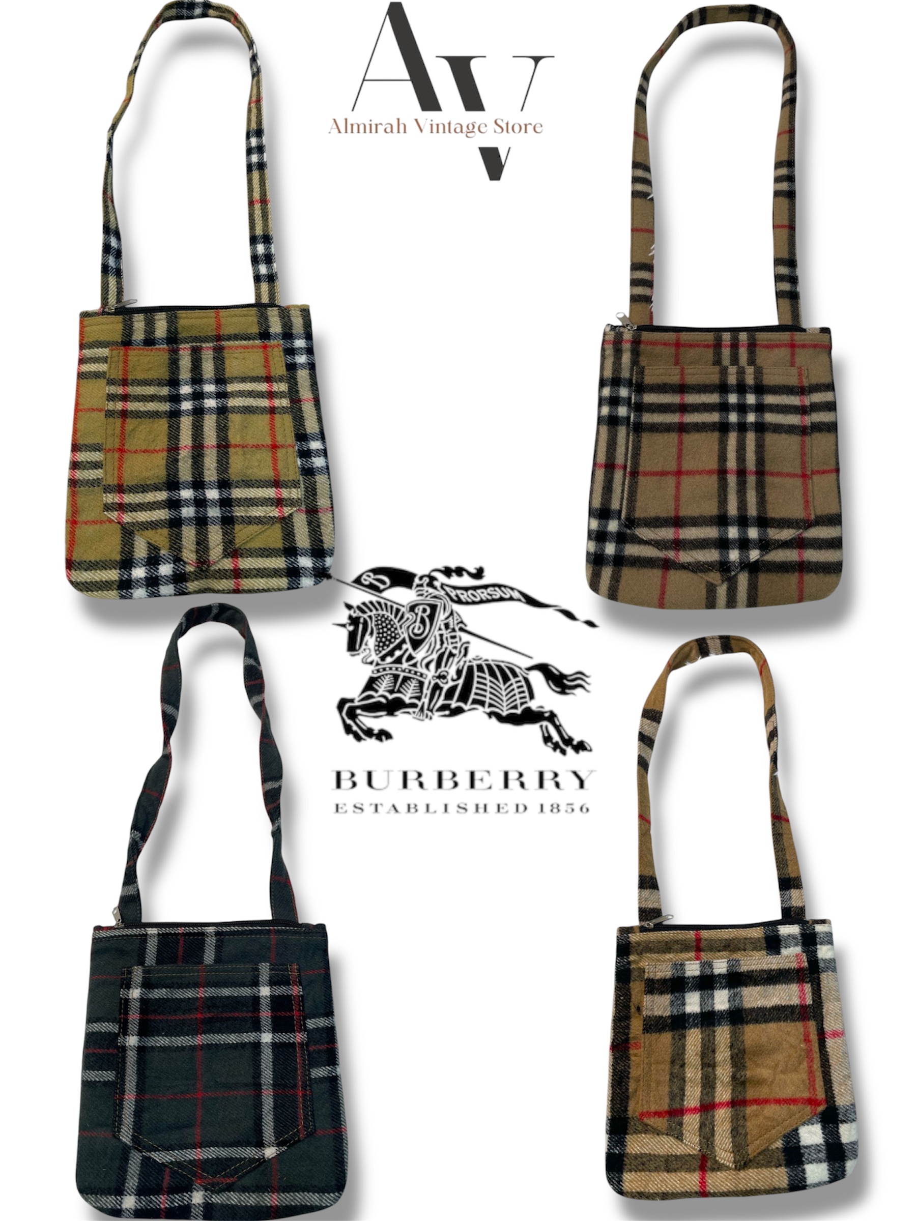 Bolsas tote burberry (REWORK)