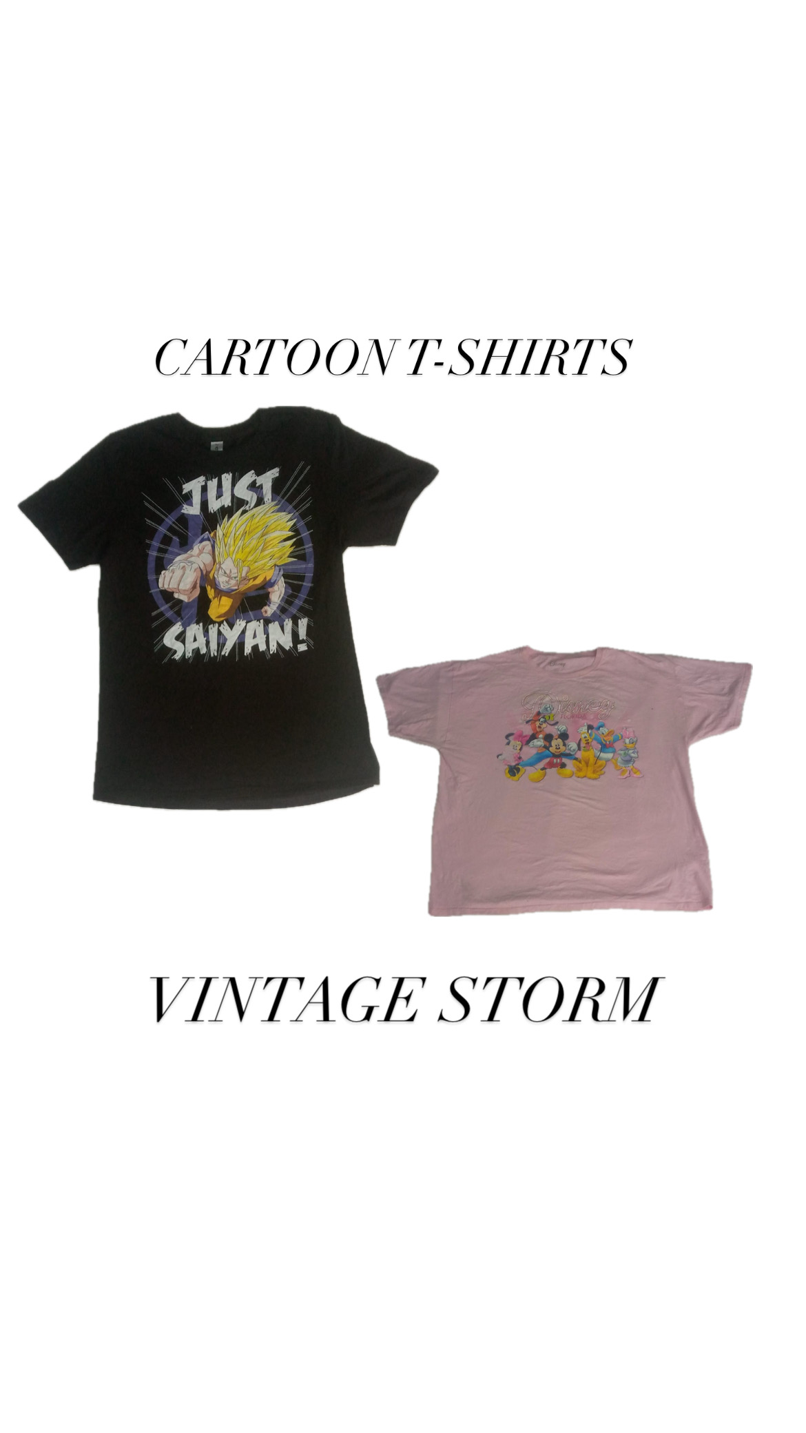 Cartoon T-Shirts - 100 Stück