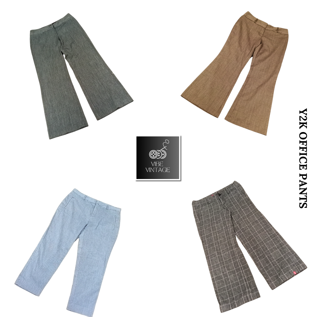 PANTS DE BUREAU Y2K - 18 PIÈCES (BUNDLE 3)