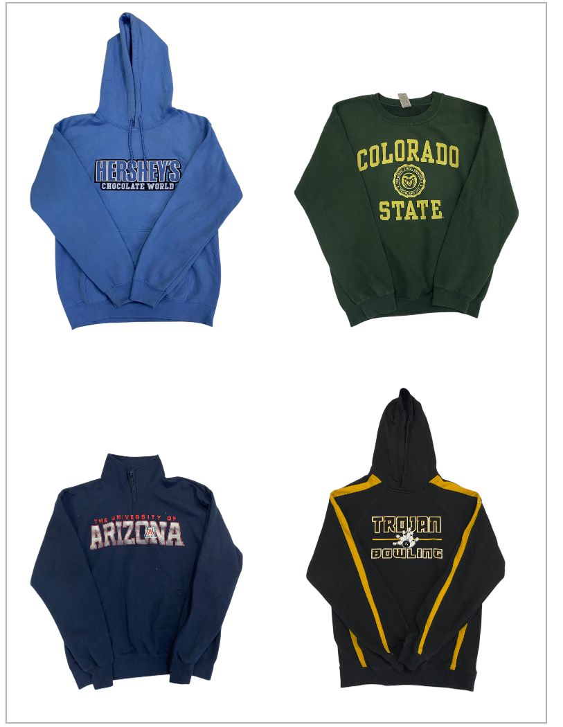 Universitäts Sweatshirt und Kapuzenpullover