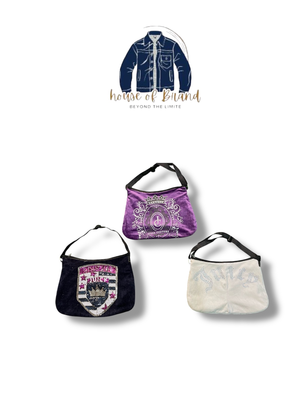 Re-travailler de magnifiques sacs Juicy Couture.