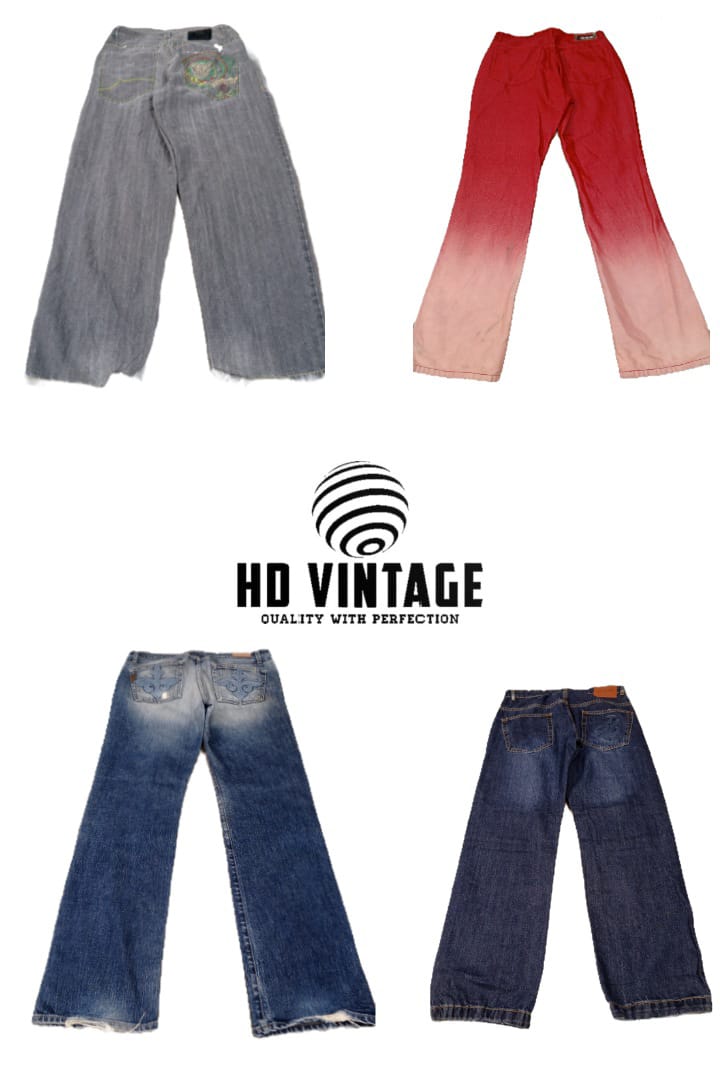 HD721 Men Designer Baggy Jeans - 16 pcs