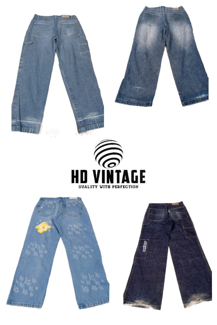 HD719 Men Baggy Hiphop Jeans - 16 pcs