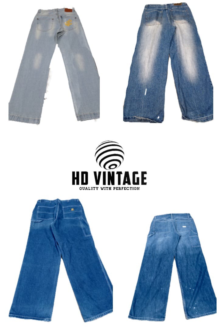 HD723 Pantaloni Jeans Baggy da Uomo - 15 pezzi