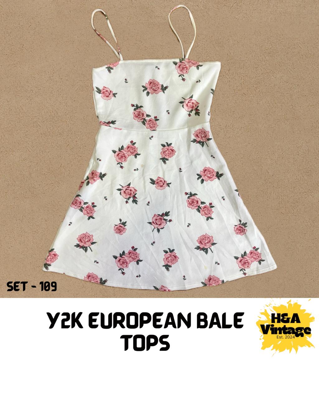 Y2K European Bale Tops 15 Pcs