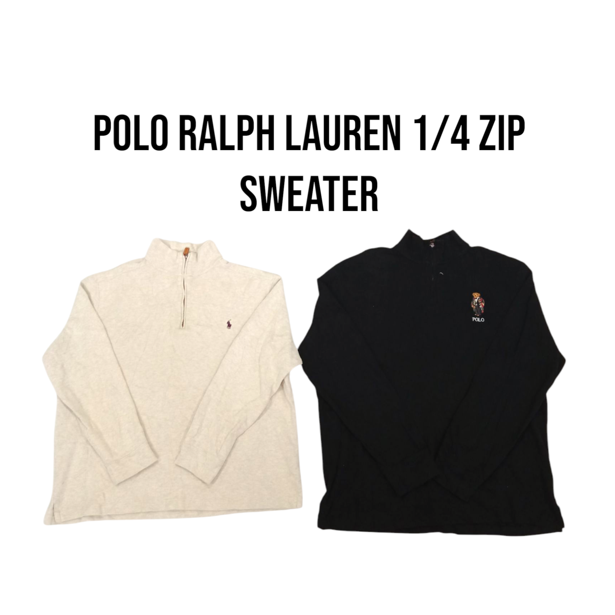 Polo Ralph Lauren maglione con zip al 1/4