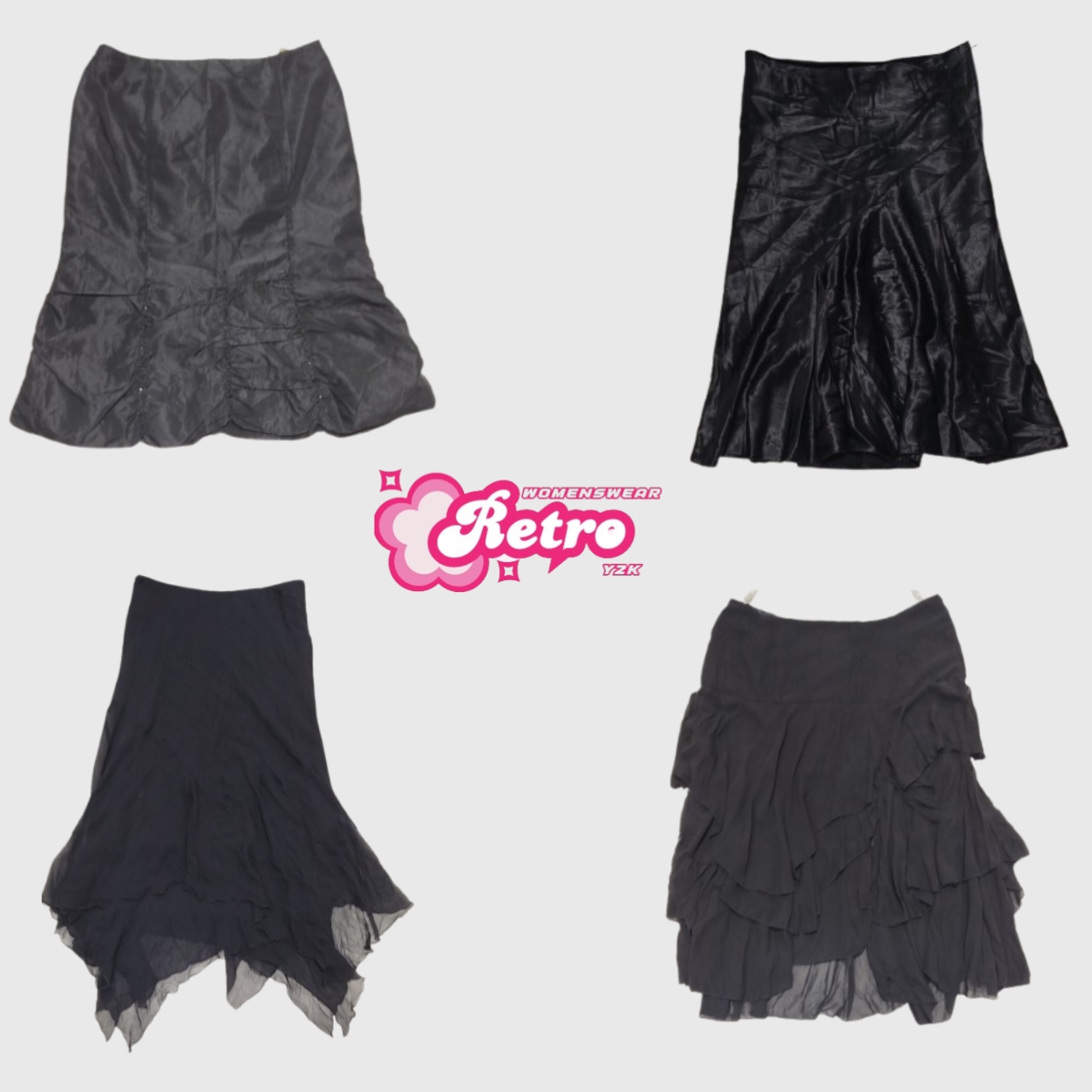 Gothic Romance Y2k Skirt (Mar-023)