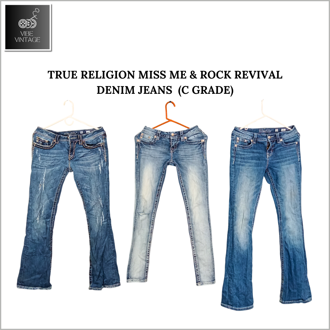 TRUE RELIGION MISS ME & ROCK REVIVAL DENIMJEANS - 30 STÜCK (C-GRAD) (BUNDLE 2)