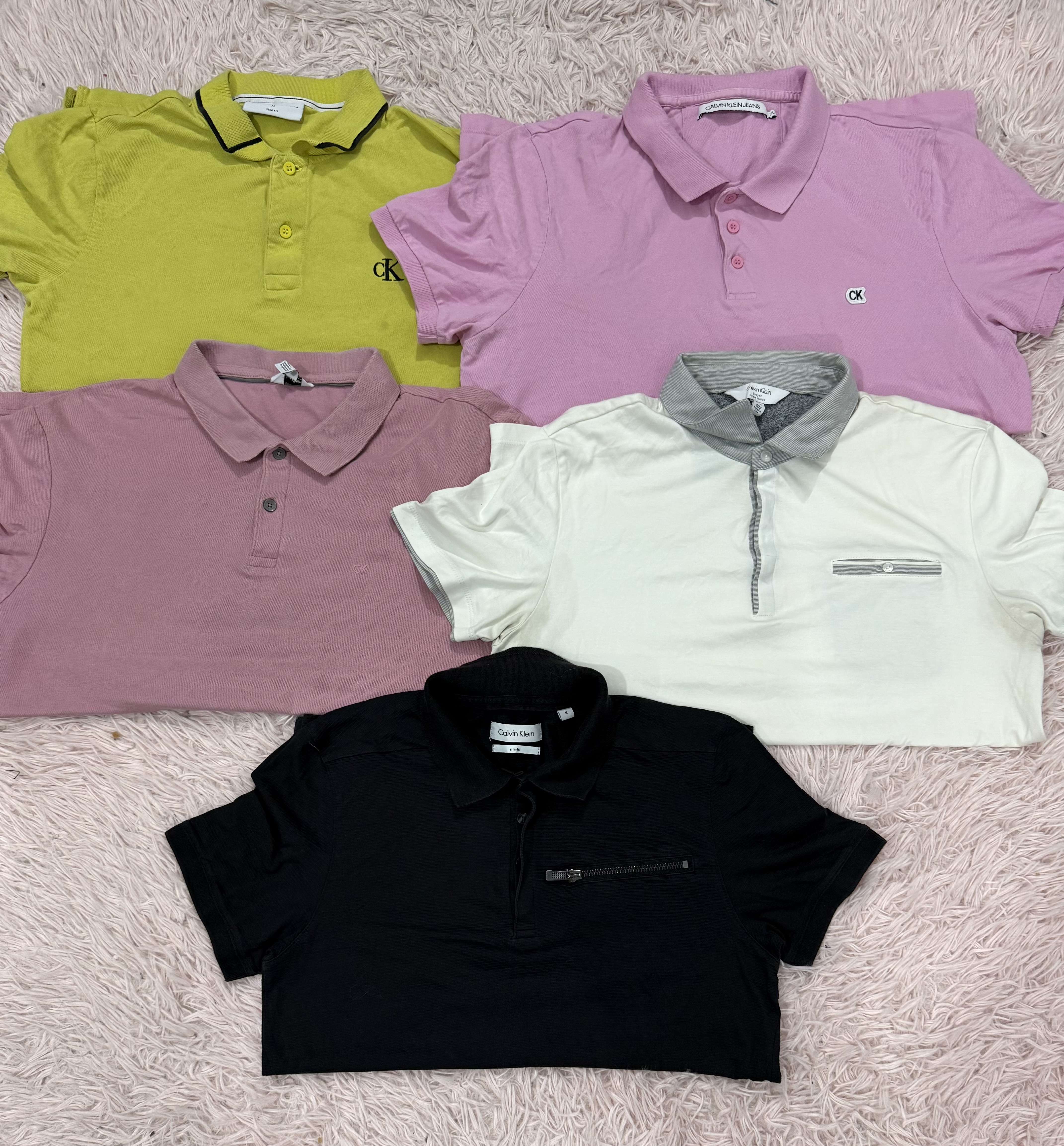 Calvin Klein, Armani et Michael Kors T-shirts Polo 11 pièces