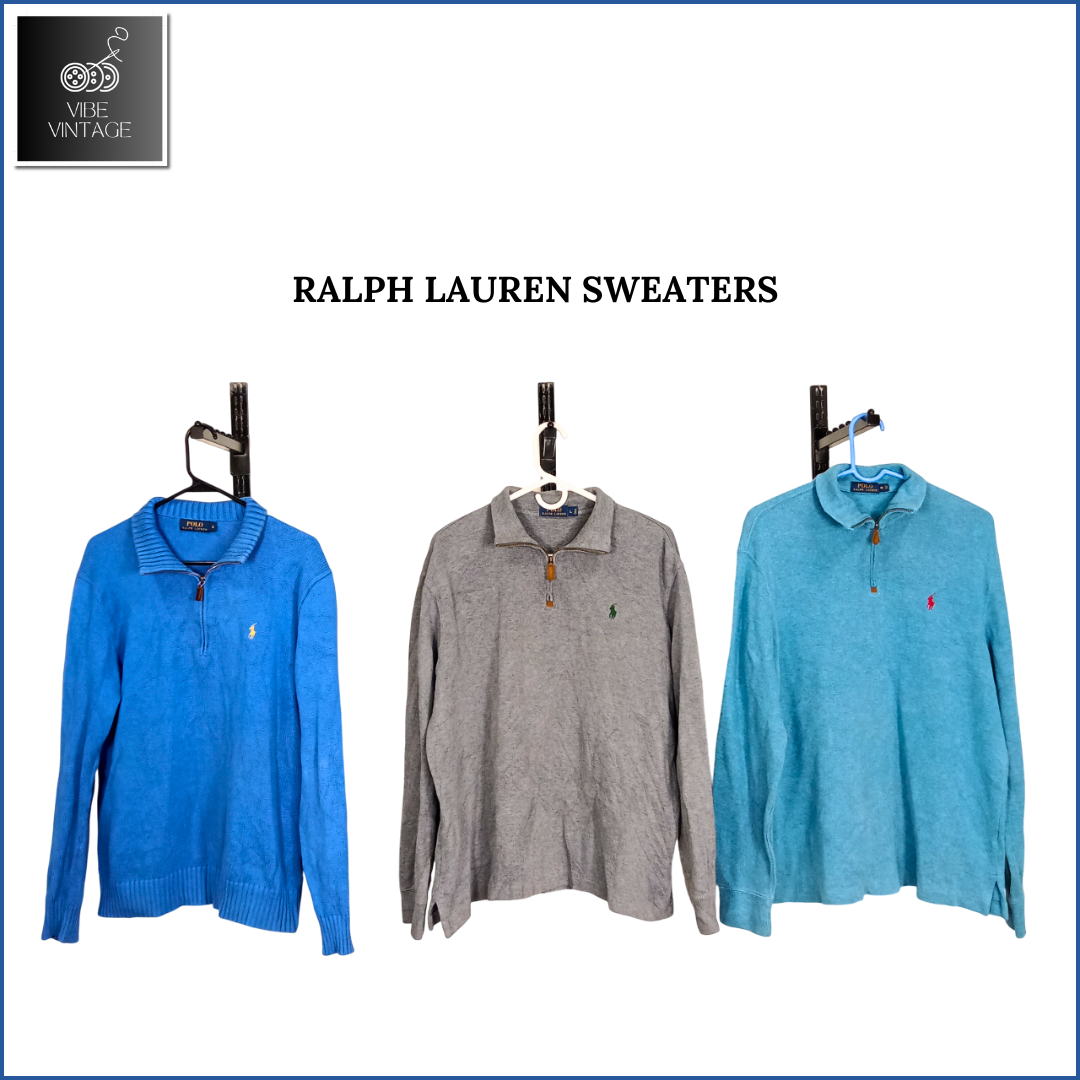 RALPH LAUREN PULLS - 14 PCS