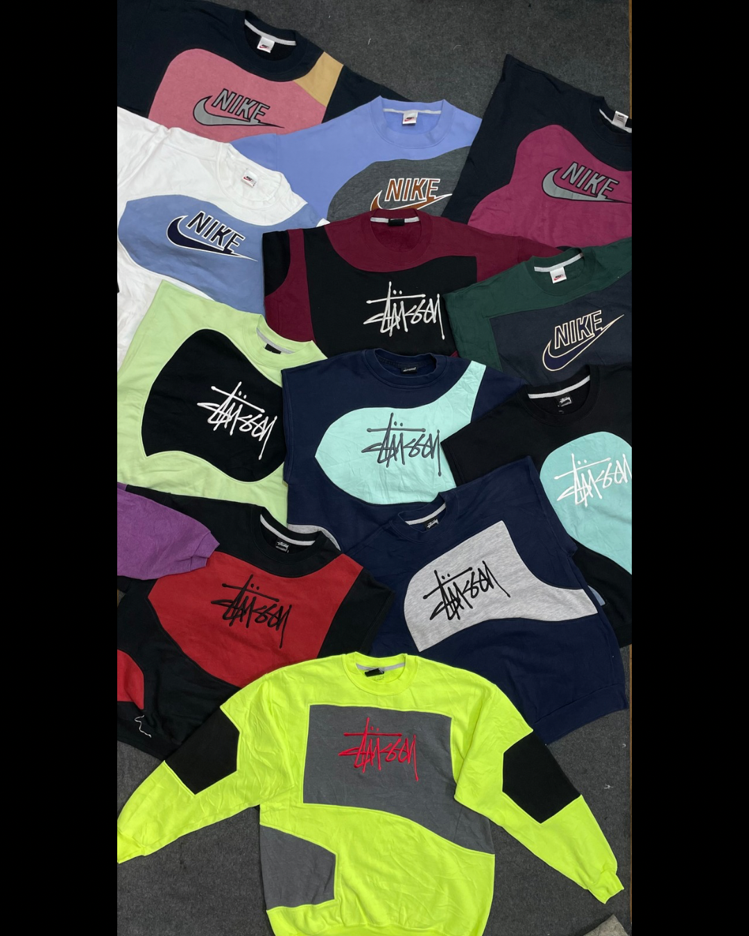 Stüssy retravaillé style sweatshirts-25-18325