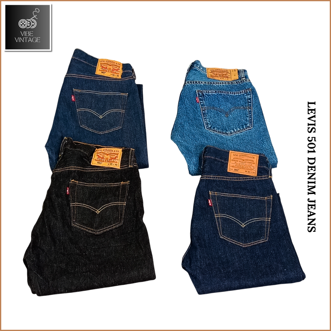 LEVIS 501 DENIM JEANS - 14 PCS