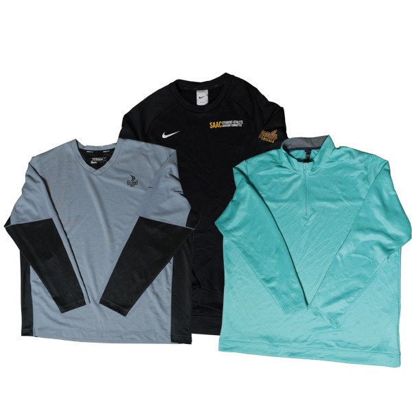 Mix branded track jacket and shirts