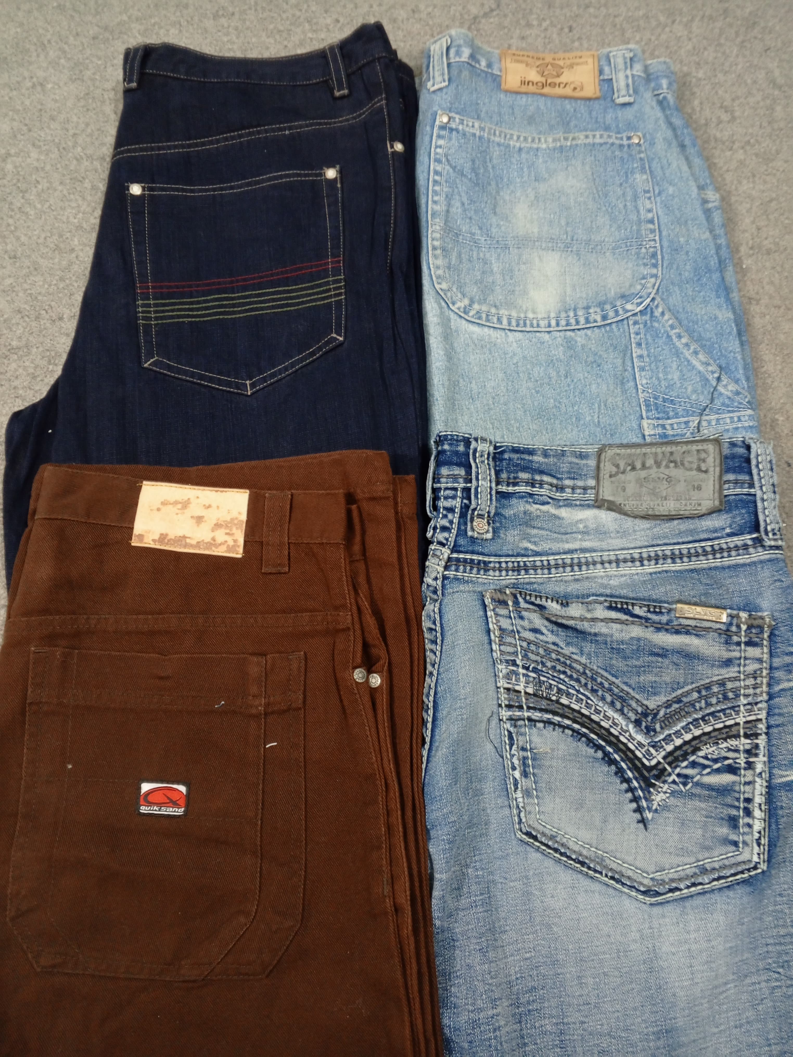 #594 Jean baggy pour homme -15